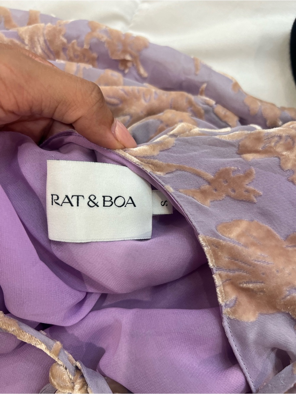 Rat & Boa Lavender Athena Dress - Picture 7 of 7